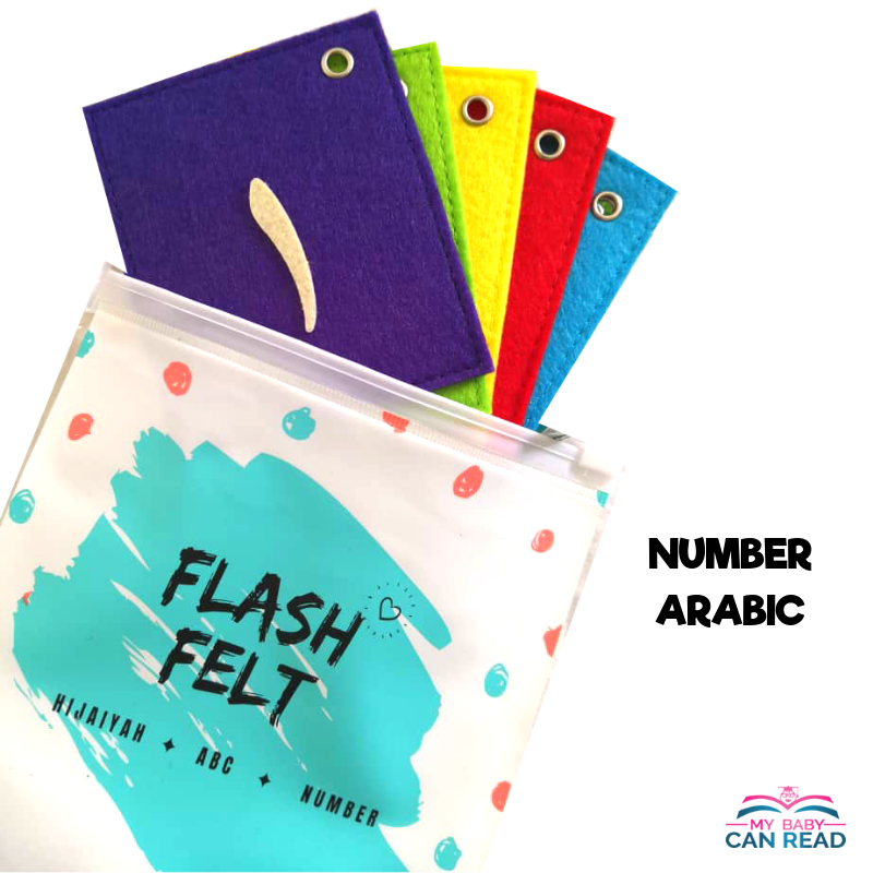 Flash Felt Arabic Numbers