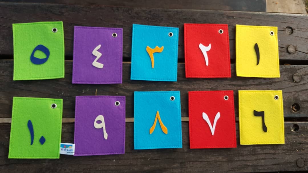 Flash Felt Arabic Numbers