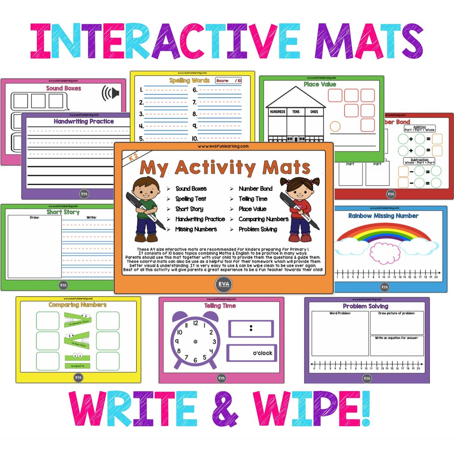 My Activity Mat - EVA Fun Learning